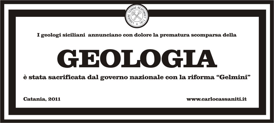 Il governo cancella le facoltà di Geologia