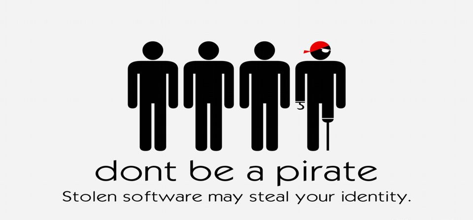 Professionisti, potete usare i software pirata